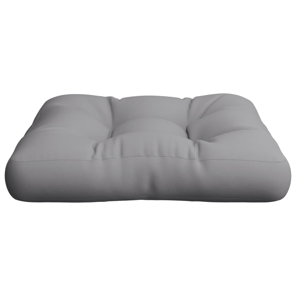 vidaXL Pallet Cushion Gray Fabric-4