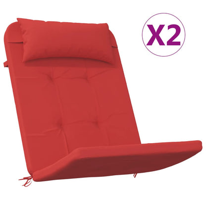 vidaXL Chair Cushion 2 Pcs Adirondack Seat Pad Chair Cushion Oxford Fabric-3