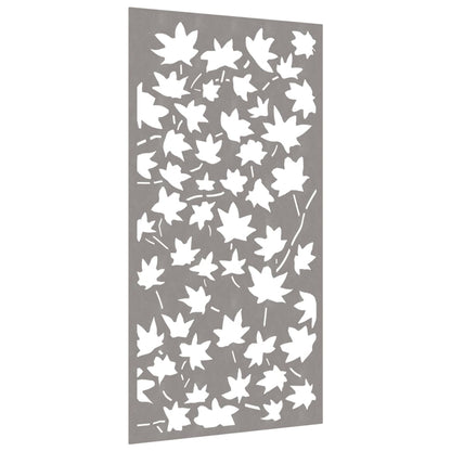 vidaXL Patio Wall Decoration 41.3"x21.7" Corten Steel Maple Leaf Design-1