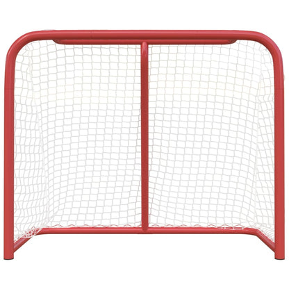 vidaXL Hockey Goal Field Hockey Goal Hockey Equipment Red and White Polyester-0