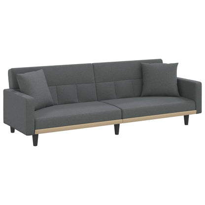 vidaXL Sofa Bed Loveseat Convertible Sofa Bed with Cushions for Studio Fabric-2