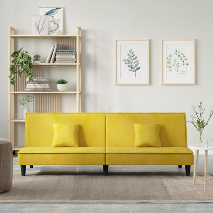 vidaXL 2-Seater Sofa Bed Velvet Recliner Loveseat Folding Daybed Multi Colors-6