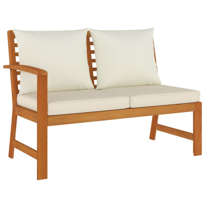 vidaXL 11 Piece Patio Dining Set with Cushions Solid Wood Acacia-2