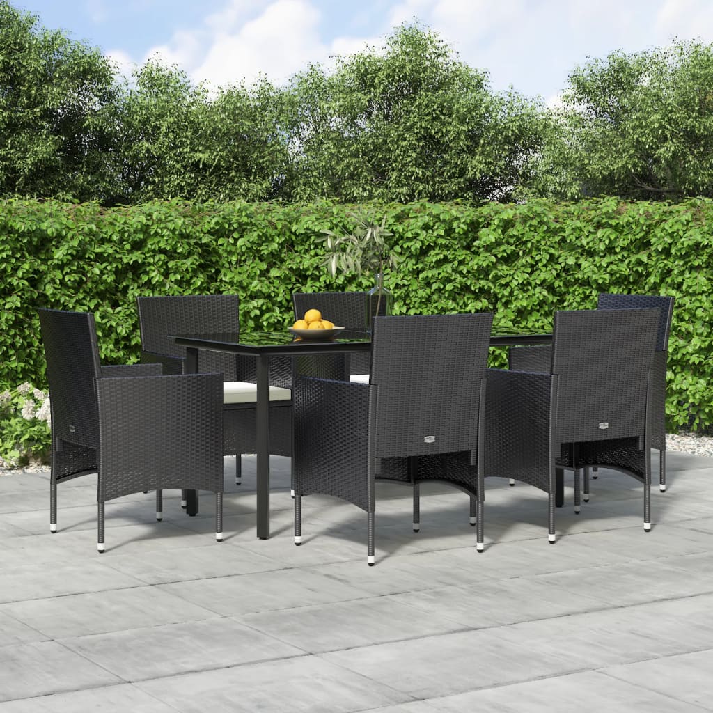 vidaXL Patio Dining Set Outdoor Dining Set Table and Chair Set for Garden-19