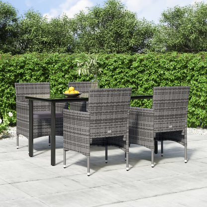 vidaXL Patio Dining Set Outdoor Dining Set Table and Chair Set for Garden-14
