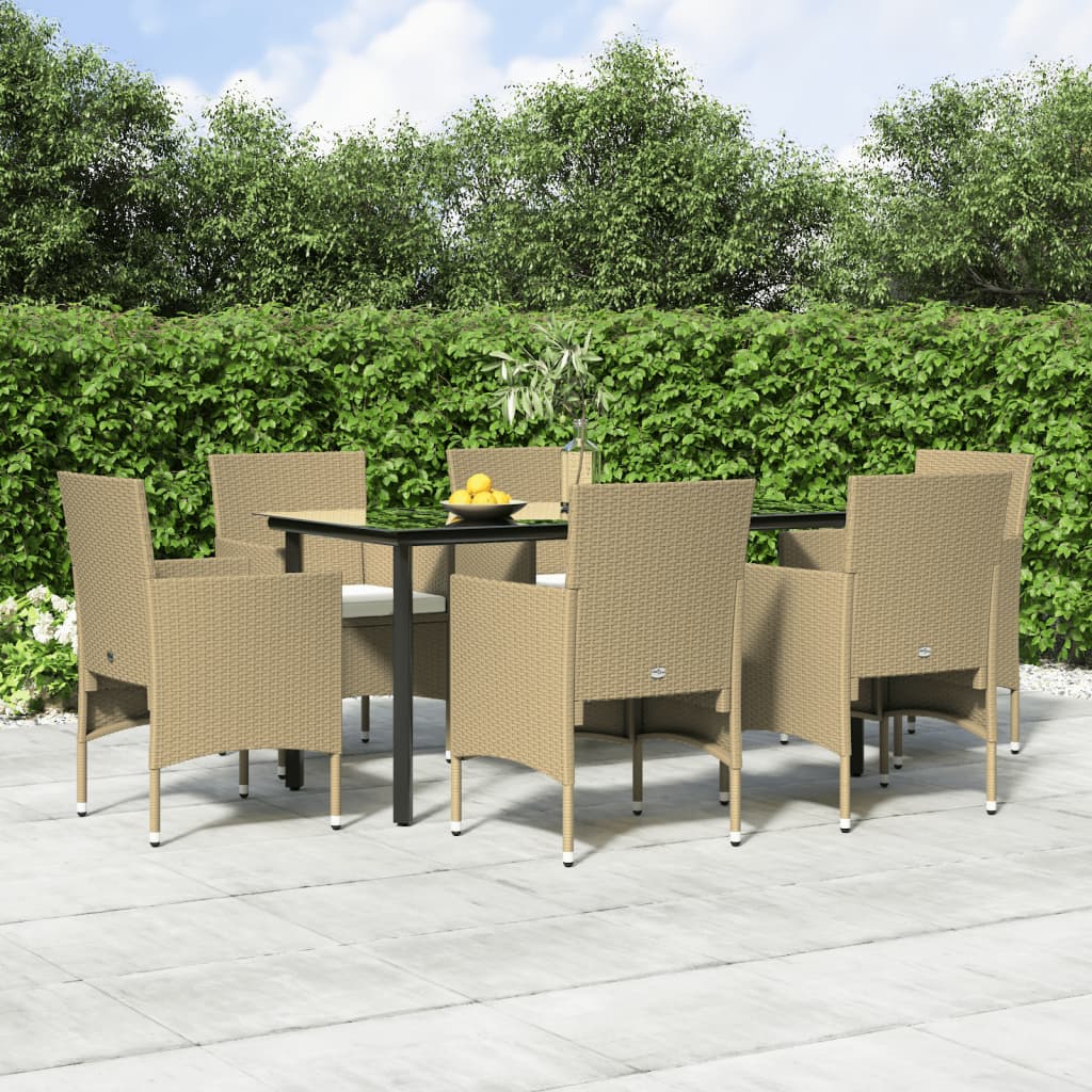 vidaXL Patio Dining Set Outdoor Dining Set Table and Chair Set for Garden-17