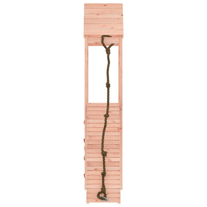 vidaXL Playhouse with Climbing Wall Solid Wood Douglas-4