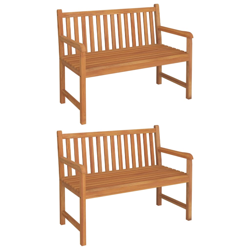 vidaXL 3 Piece Patio Dining Set Solid Wood Teak-3