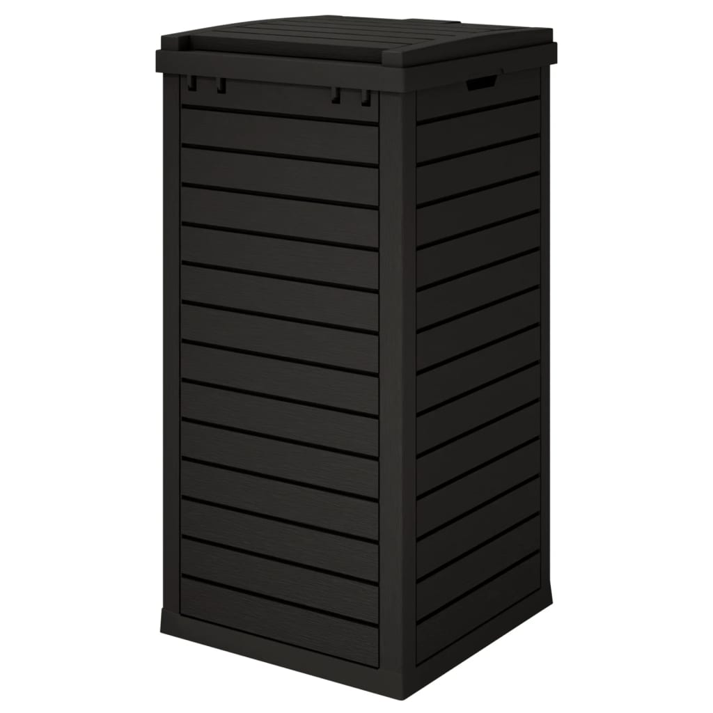 vidaXL Trash Can Garbage Can Trash Bin for Backyard Outdoor Polypropylene