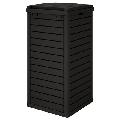 vidaXL Trash Can Garbage Can Trash Bin for Backyard Outdoor Polypropylene