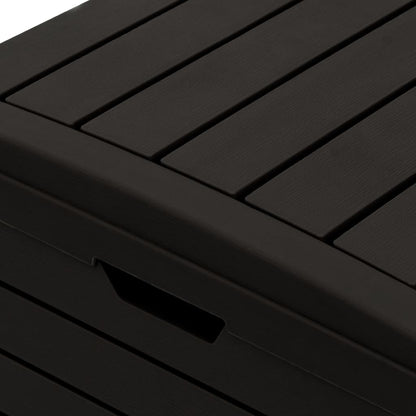 vidaXL Trash Can Garbage Can Trash Bin for Backyard Outdoor Polypropylene