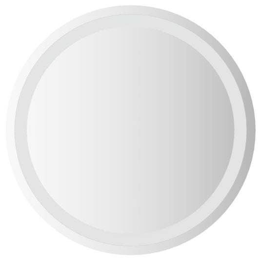vidaXL LED Bathroom Mirror Wall Mounted Vanity Mirror for Home Bathroom Round-0