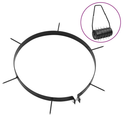 vidaXL Lawn Aerator Clamps 5 pcs with Spikes Ø 11.8" Iron-0