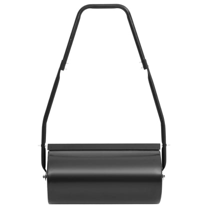 vidaXL Garden Lawn Roller with Handle Black 11.1 gal Iron and Steel-1