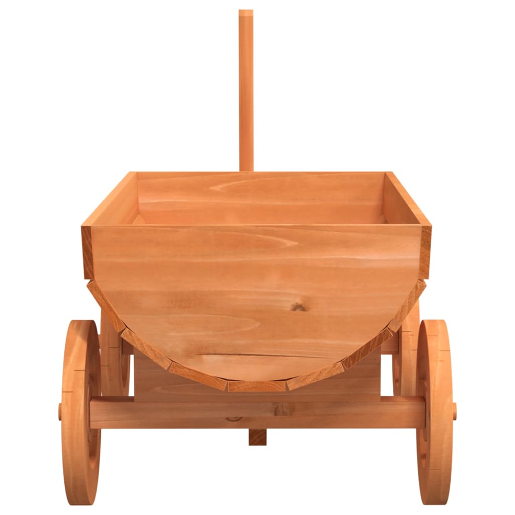 vidaXL Decorative Wagon 27.6"x16.9"x21.3" Solid Wood Fir-3