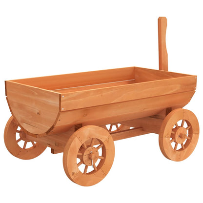 vidaXL Decorative Wagon 27.6"x16.9"x21.3" Solid Wood Fir-4