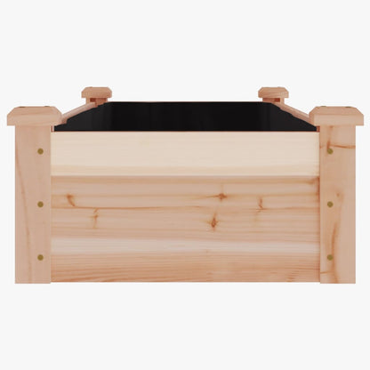 vidaXL Garden Raised Bed with Liner Strawberry Planter Herb Bed Solid Wood Fir-3