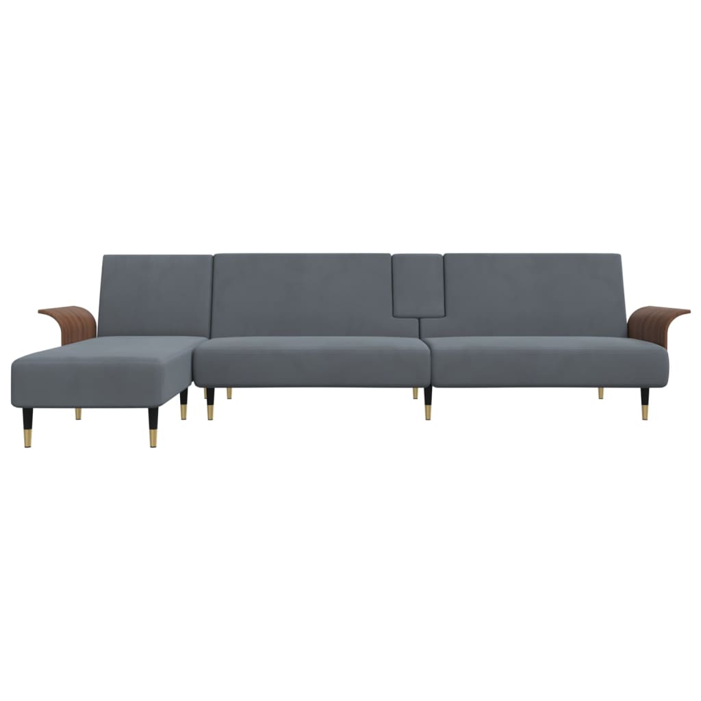 vidaXL Sofa Bed Sleeper Sofa Settee Pull Out Couch for Living Room Velvet-1
