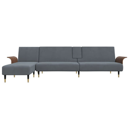 vidaXL Sofa Bed Sleeper Sofa Settee Pull Out Couch for Living Room Velvet-1