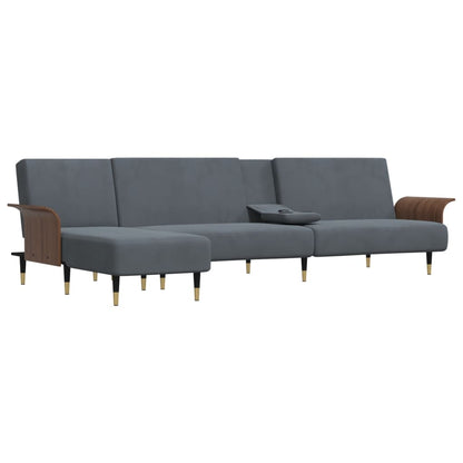 vidaXL Sofa Bed Sleeper Sofa Settee Pull Out Couch for Living Room Velvet-4