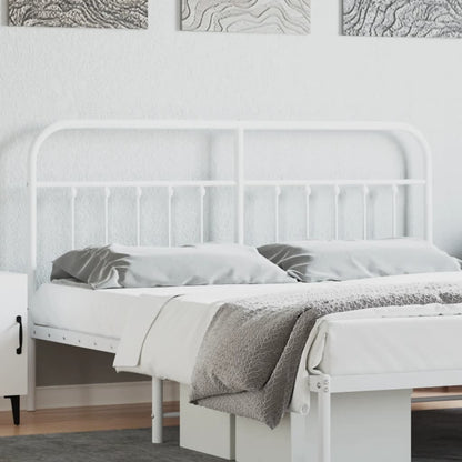 vidaXL Metal Headboard Black 39.4"-13