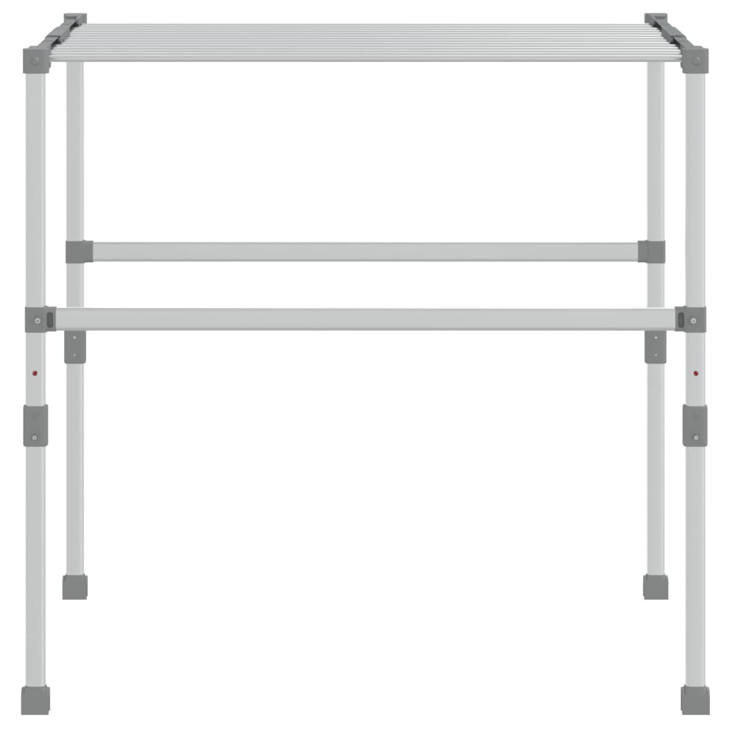 vidaXL Laundry Dryer 32.7"x(19.7"-21.7")x(15.7"-33.5") Aluminum-1