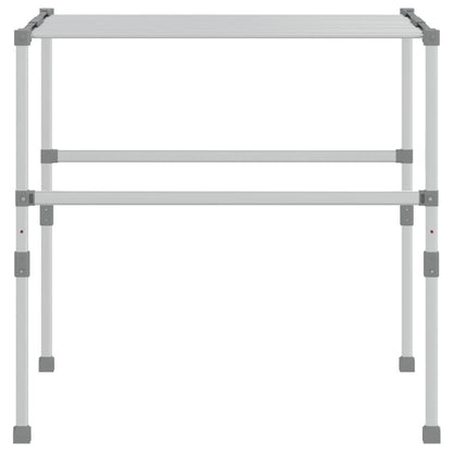 vidaXL Laundry Dryer 32.7"x(19.7"-21.7")x(15.7"-33.5") Aluminum-1