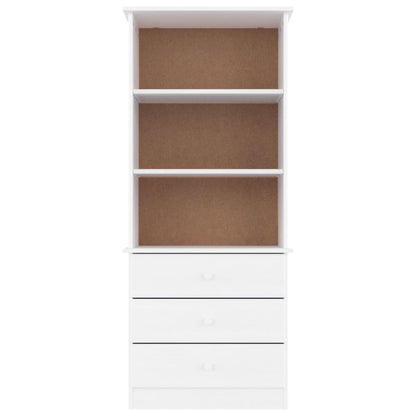 vidaXL Bookshelf Bookcase Shelving Unit for Living Room ALTA Solid Wood Pine-1