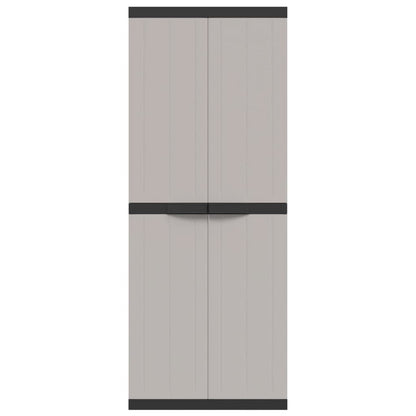 vidaXL Outdoor Storage Cabinet Utility Cupboard Garden Patio Furniture PP-4