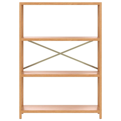 vidaXL Shelf Bathroom Storage Bookshelf Rack Shelving Unit Solid Wood Oak-2