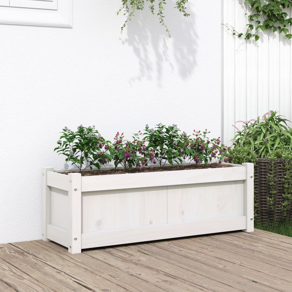 vidaXL Garden Planters Patio Flower Box for Climbing Plants Solid Wood Pine-10