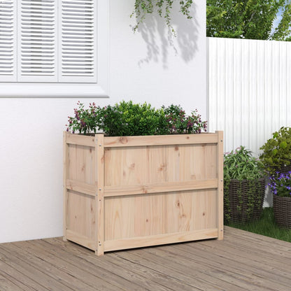 vidaXL Garden Planter Decorative Outdoor Plant Pot Flower Box Solid Wood Pine-7