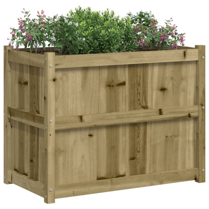 vidaXL Garden Planter Decorative Outdoor Plant Pot Flower Box Solid Wood Pine-0