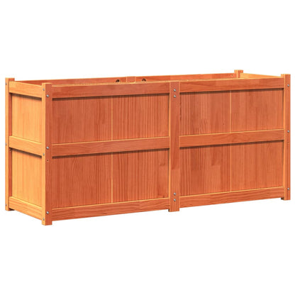 vidaXL Garden Planter Decorative Outdoor Plant Pot Flower Box Solid Wood Pine-2