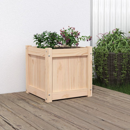 vidaXL Garden Planter Decorative Outdoor Plant Pot Flower Box Solid Wood Pine-3