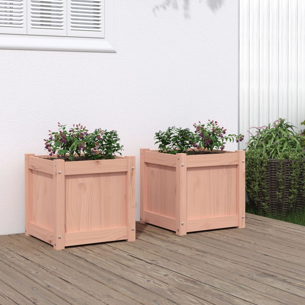 vidaXL Garden Planter Decorative Outdoor Plant Pot Flower Box Solid Wood Pine-6