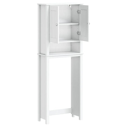 vidaXL Over-the-Toilet Storage Bathroom Space Saver Organizer BERG Solid Wood-1