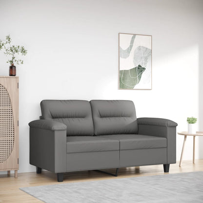 vidaXL Sofa Chair Upholstered Club Armchair for Living Room Microfiber Fabric-3