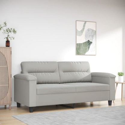 vidaXL Sofa Chair Upholstered Club Armchair for Living Room Microfiber Fabric-5