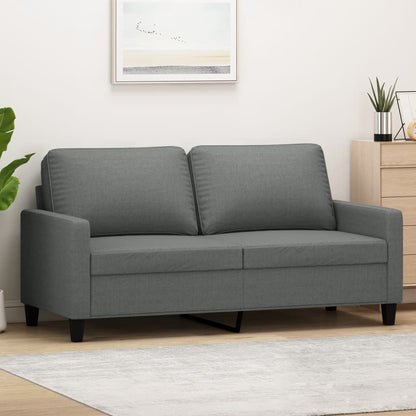 vidaXL Sofa Chair Upholstered Accent Armchair Sofa Comfort Dark Gray Fabric-3