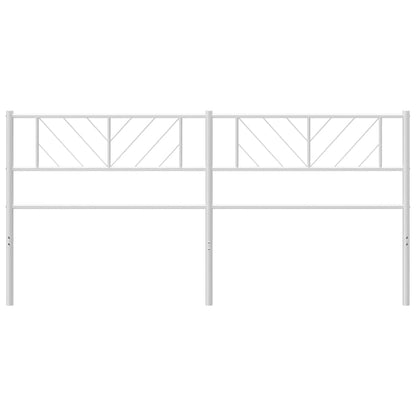 vidaXL Headboard Metal Bed Header with Back Support for Bedroom Furniture-3