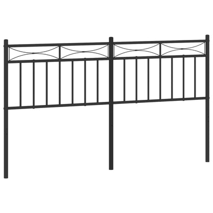 vidaXL Metal Headboard Bed Header with Back Support for Bedroom Furniture-1