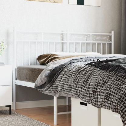 vidaXL Metal Headboard Bed Header with Back Support for Bedroom Furniture-11