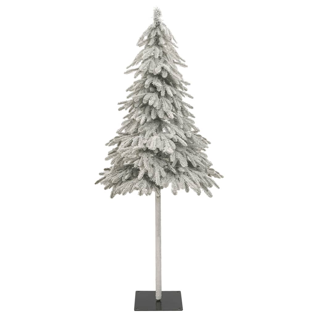 vidaXL Artificial Christmas Tree 300 LEDs & Flocked Snow 82.7"-2