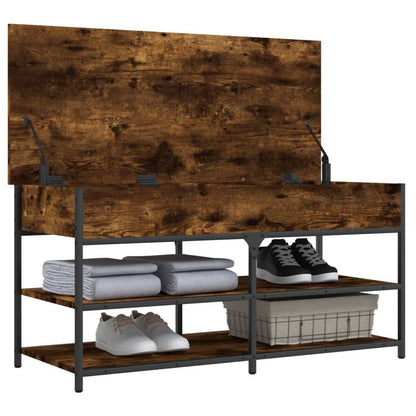 vidaXL Shoe Bench Hallway Storage Bench with Seat Furniture Engineered Wood-4