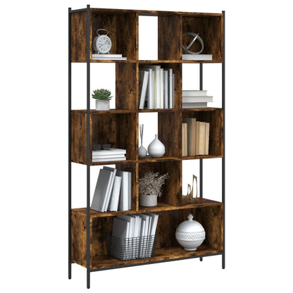vidaXL Bookcase Standing Bookshelf for Office Living Room Engineered Wood-3