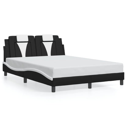 vidaXL Bed Frame with Headboard Base Mattress Foundation Furniture Faux Leather-8