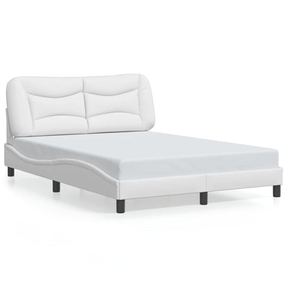 vidaXL Bed Frame with LED Lights Base Platform Bedroom Furniture Faux Leather-16