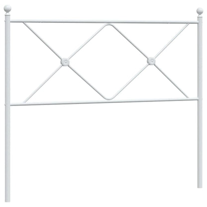 vidaXL Metal Headboard with Back Support Steel Construction Bedroom Furniture-4