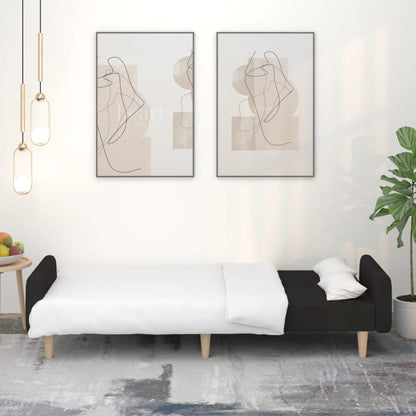 vidaXL 2-Seater Sofa Bed Accent Upholstered Loveseat Sleeper Couch Fabric-1